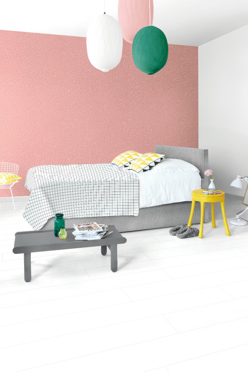 Ламинат Quick Step Impressive Доска белая IM1859 1380×190×8 фото в интерьере